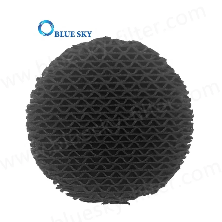 
Round Black Carbon Dust Porous Filter Paper Based Corrugating Medium Corrugated Paper Air Filter Replacement for Air Purifier 