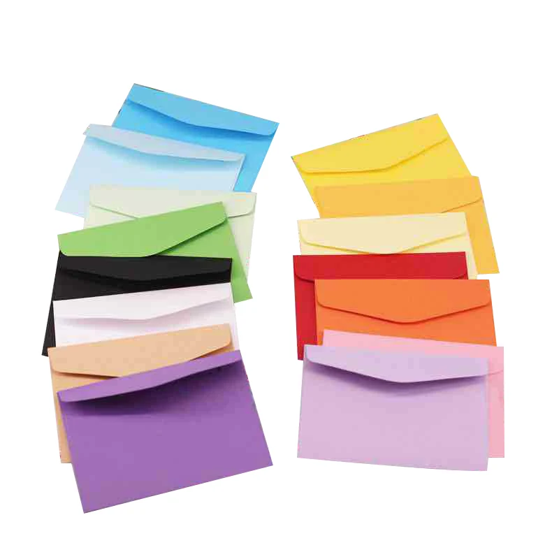 Omet Custom Printed Mini Small A3 A5 C5 C6 A7 A6 White Paper Rigid Hard Cardboard Packaging Letter Paper Envelopes With Seal