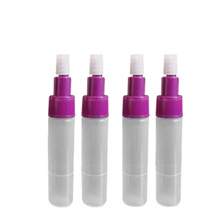 Быстрая доставка, медицинский противовирусный пластик, 3 мл, 5 мл, новая корона, разбавитель, антиген, экстракция, прозрачная Коллекционная трубка для лабораторий