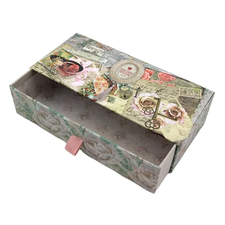 300g/sq. M personalized paper box for flowers