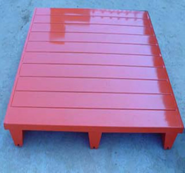 Manufacturer Custom Single faced Heavy Duty Warehouse Forklift Metal Galvanized Pallet