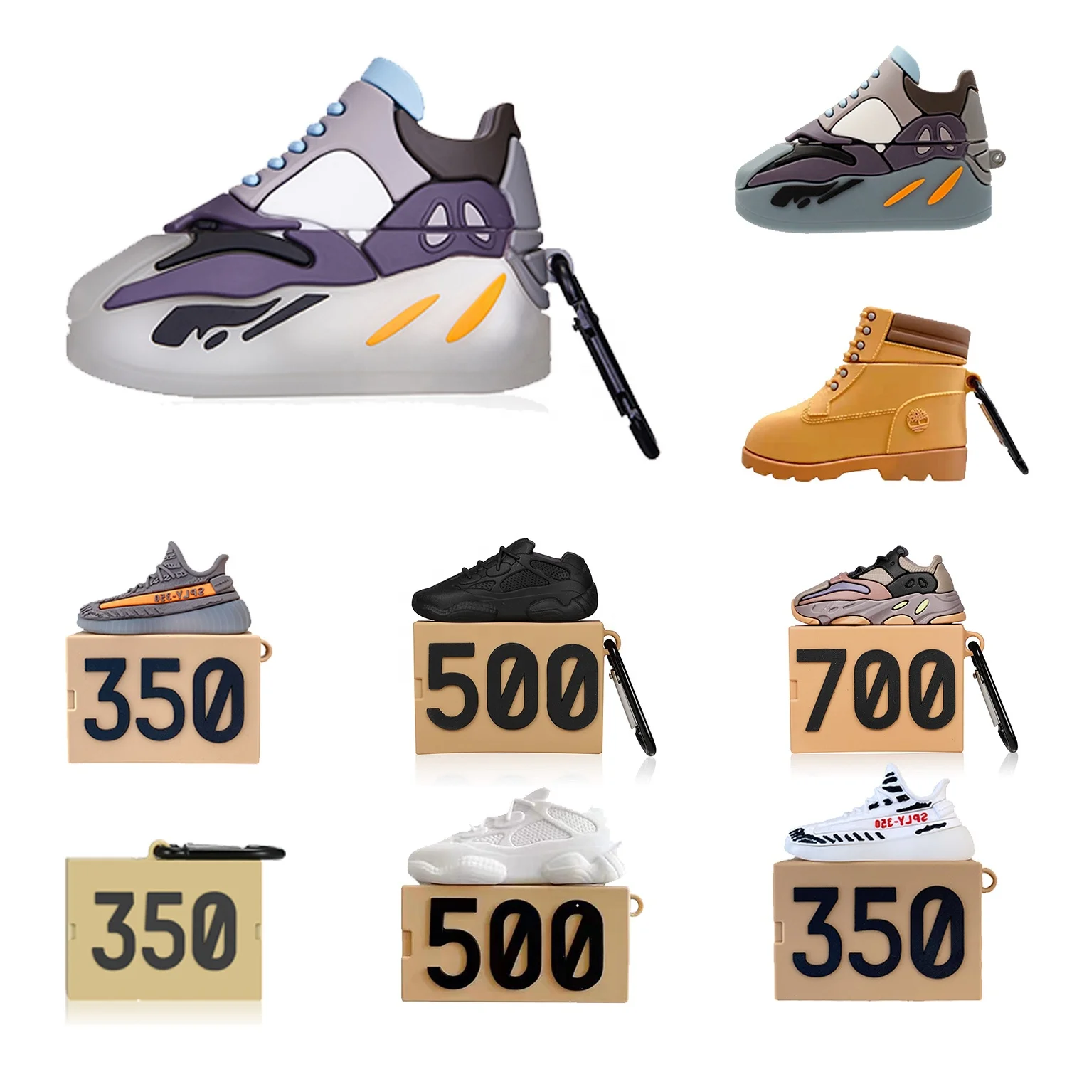 Gemfits Hot selling Funny Design Airpod Case for Airpods 1/2,3D Designers For Sneaker for Airpod Cases 1/2