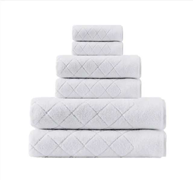 wholesale custom 70x140 cm 100% cotton luxury jacquard bath towel set