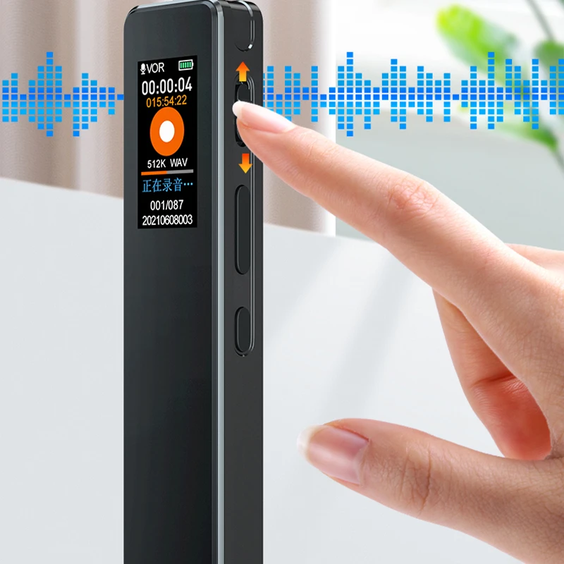 Professional Multi-function Lcd Digital Voice Recorder 16gb Voice Activated Recorder Lectures Meetings Interviews Audio Recorder