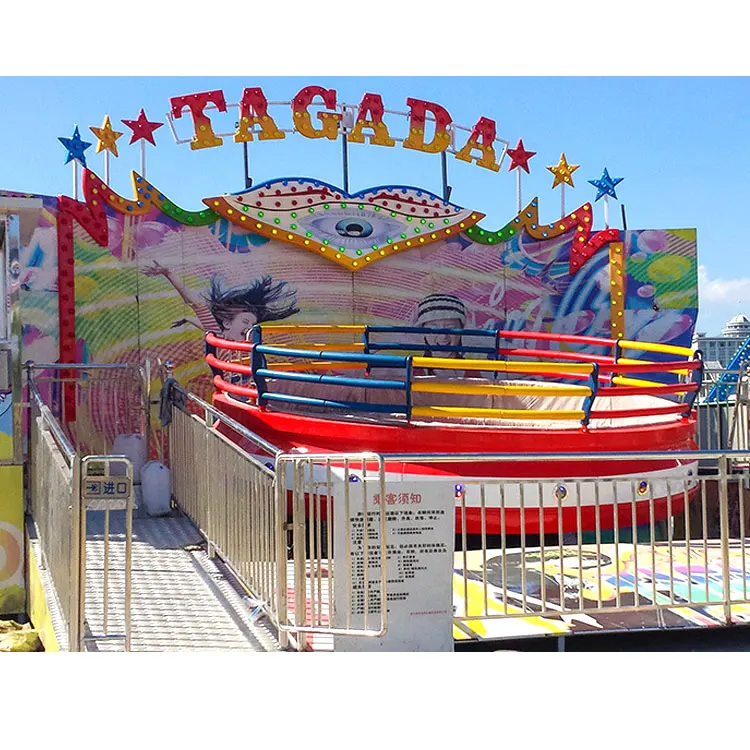 Luna Park Kids Amusement Park Rides Equipment Disco Tagada For Sale