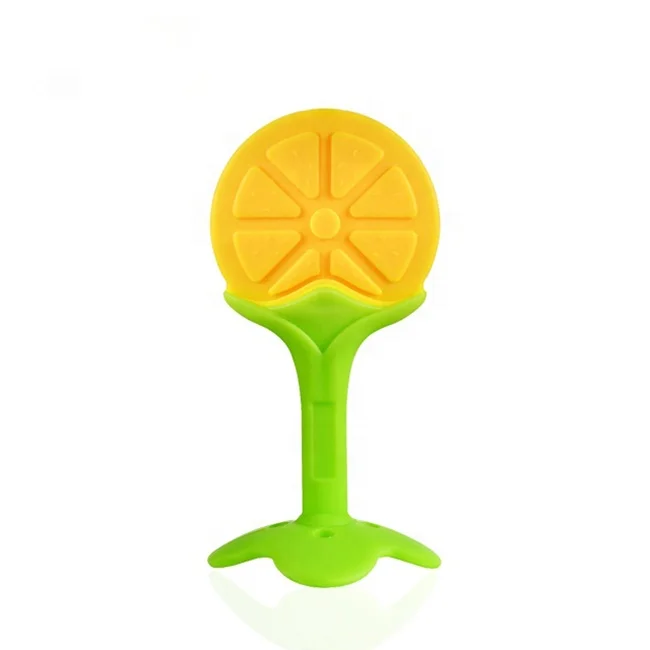 
Bpa Free food grade Toy Baby Strawberry grape orange fruit silicone teether set 