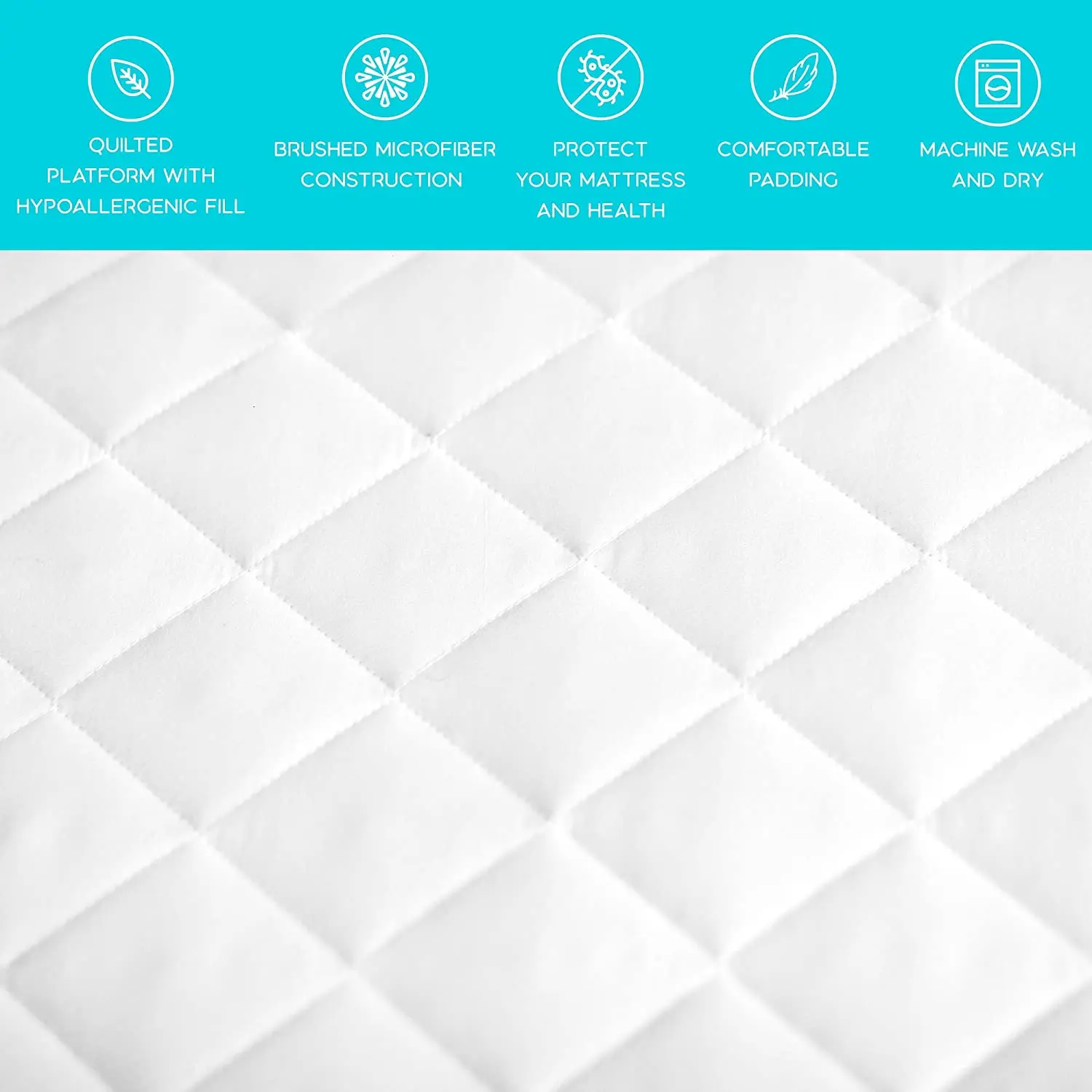 
Waterproof Baby Crib Bassinet Sheet Fitted Sheet Quilted Mattress cover 