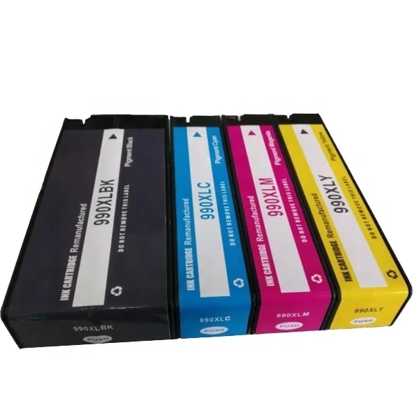 Compatible ink cartridge 990X, 991X, 992X, 993X for HP PageWide Pro MFP 777 etc printer