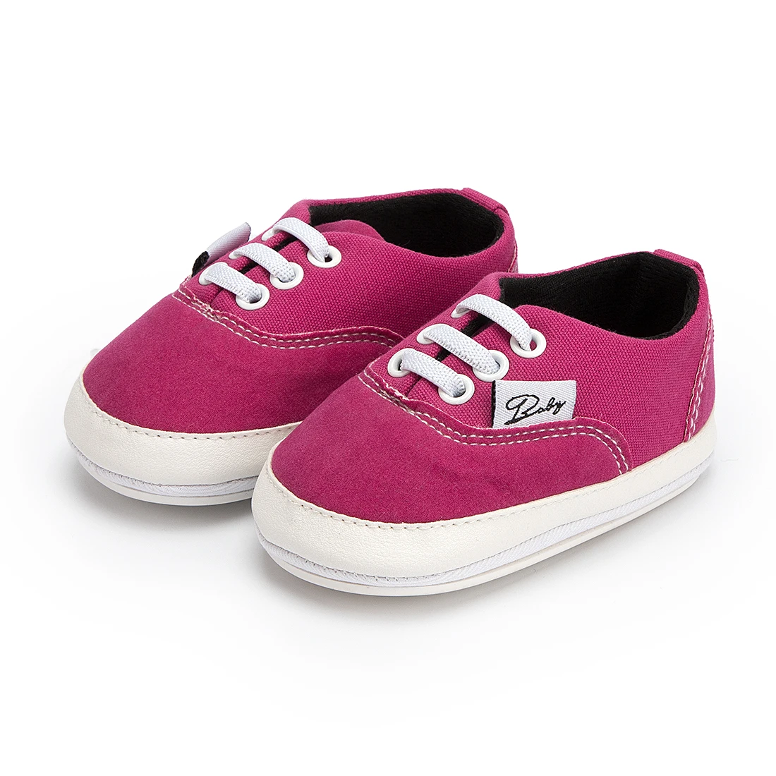 Stock Clearance High Quality Outdoor Baby Shoes Canvas All Season Shoes Flannel Breathable Organic Rubber Soft Sole Baby Sneaker