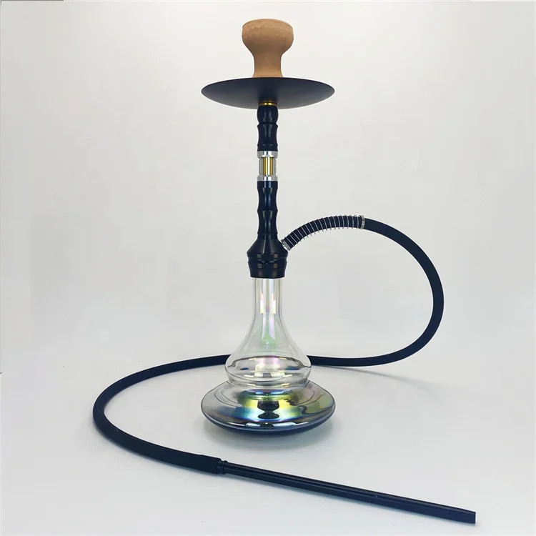 Оптовая продажа недорогой красивый дизайн русский кальян высококачественный арабский курительный алюминиевая трубка стеклянный для бара