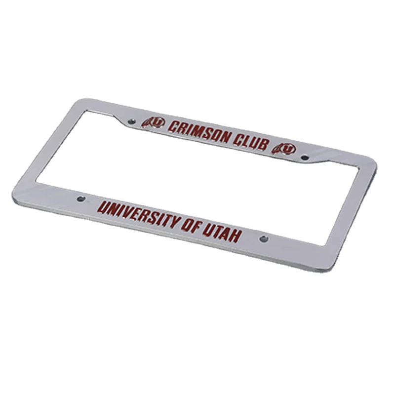 2022 USA High Quality Custom Stainless Steel License Plate Frames Metal Zinc Car License Plates Frame