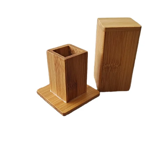 Simple Chinese toothpick box restaurant and restaurant household bamboo toothpick box (1600340974763)