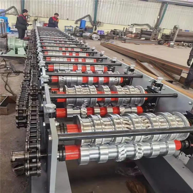 steel tile roll forming machine metal roofing panel making machine production line