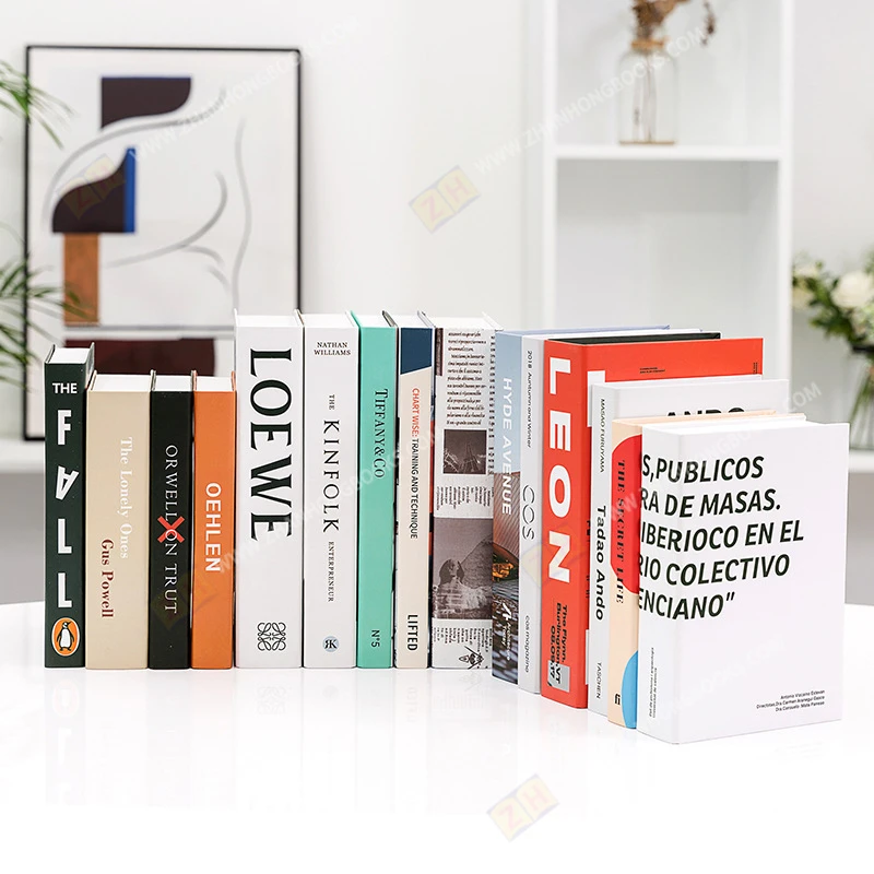 Напечатанные пользовательские декорации, декоративные коробки в стиле ретро, украшение для книг