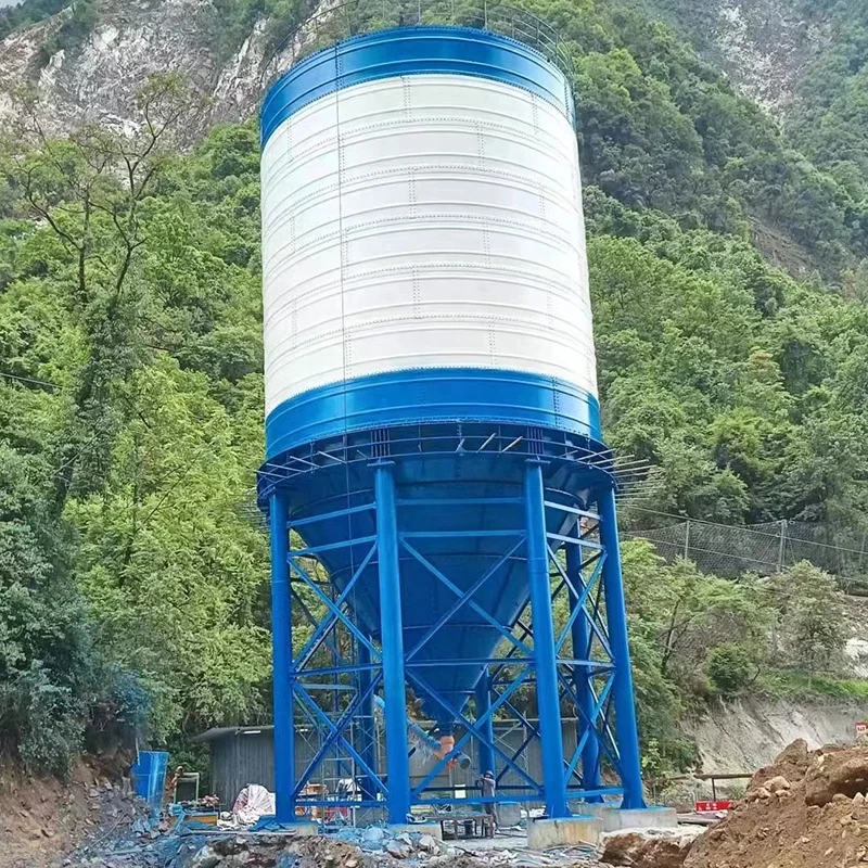 30 Ton To 500 Ton Lime Powder Separate Cement Silo Powder Storage Silo | Fly Ash Silo