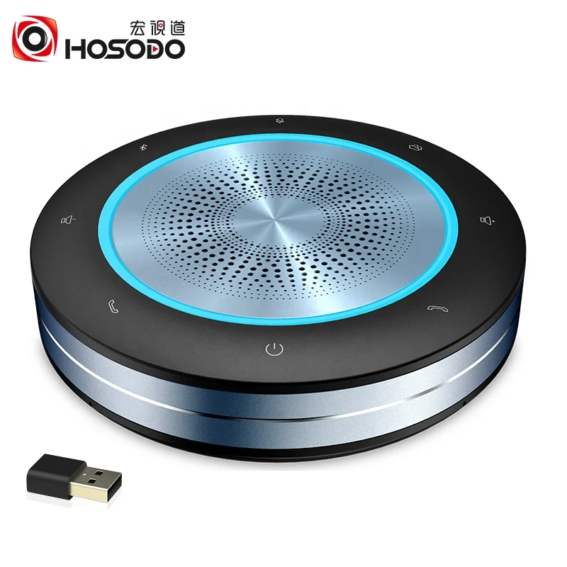 Portable multipoint omnidirectional mic wireless mobile phone call usb microphone video conference speaker speakerphone