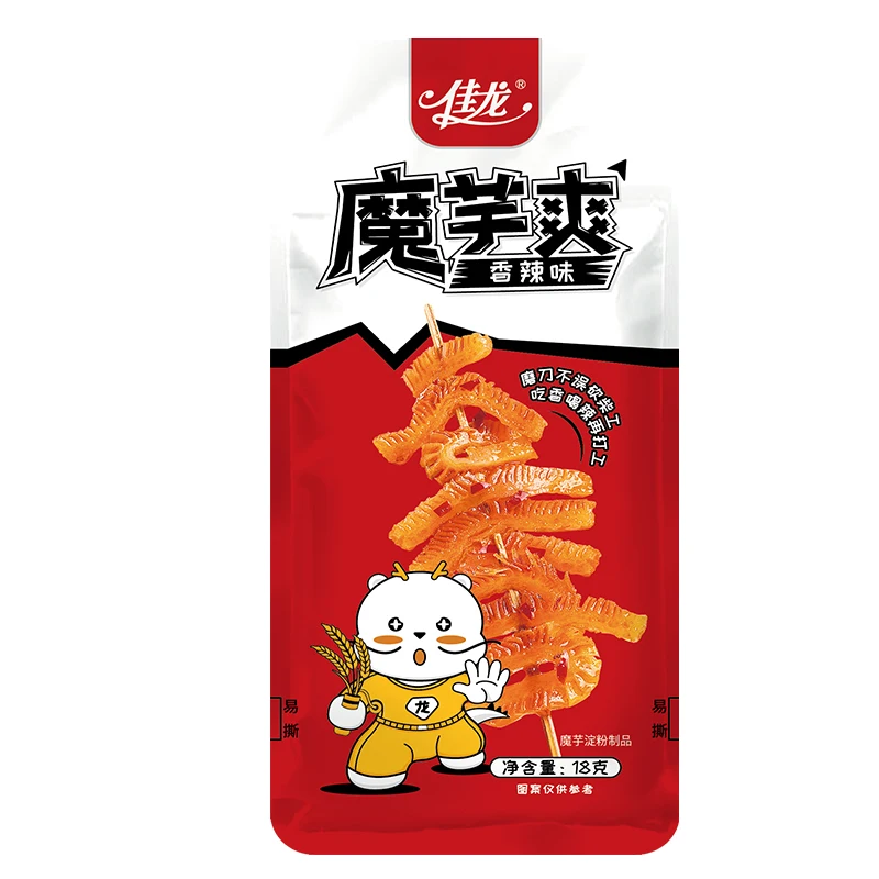 Заводская поставка вкусные китайские закуски продукты Konjac пряные