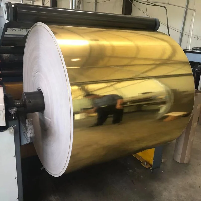 SHEET METALLIZED GOLD FOIL PAPER BOARD FOR PACKAGE AND CAKE BASE