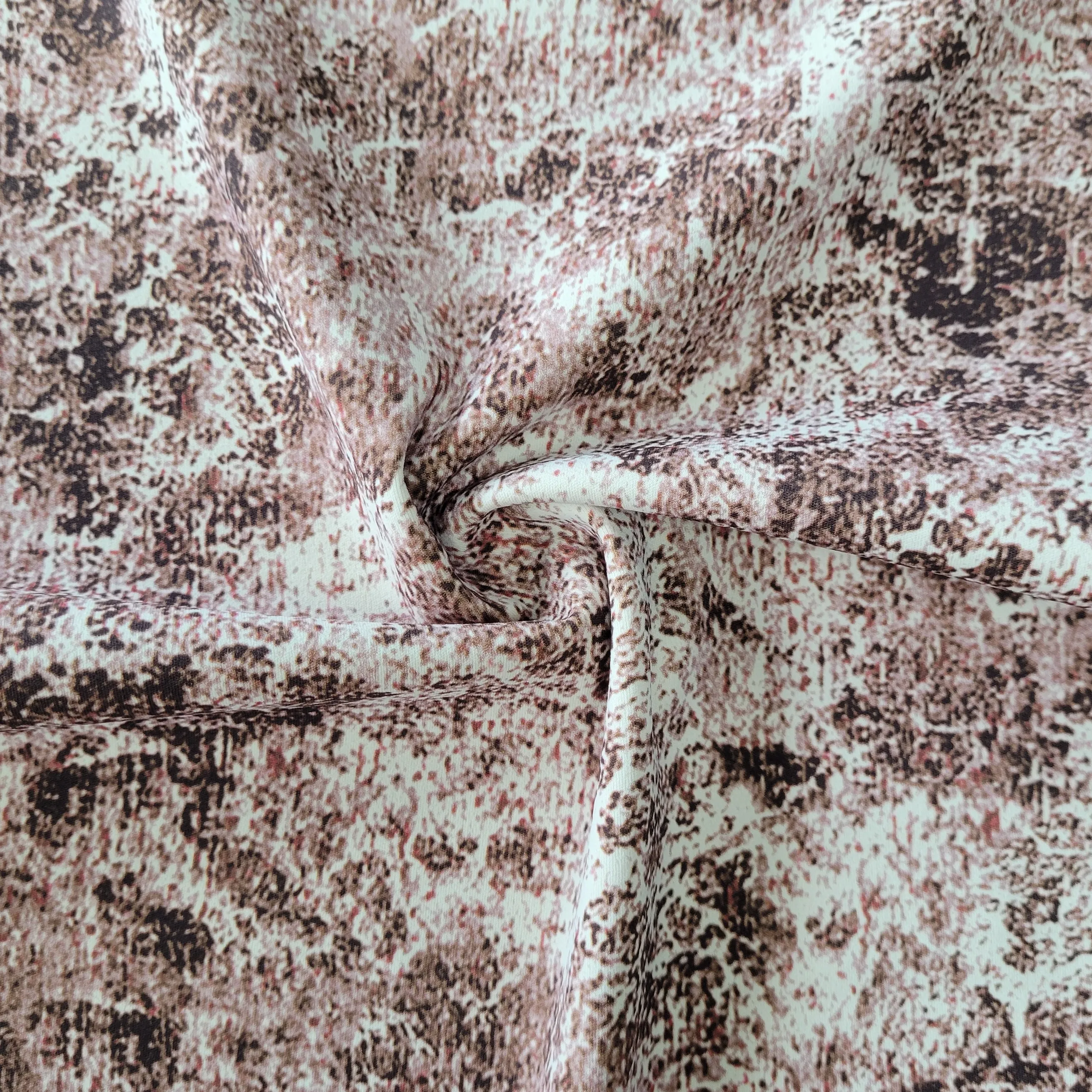 Custom color textiles Nylon and spandex printed fabric knitted fabric for yoga shirt