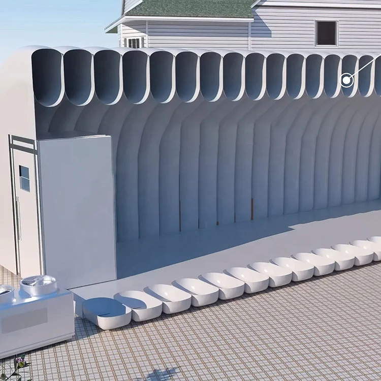 High quality Inflatable membrane for mobile cold storage Fresh flowers and plants preservation warehouse