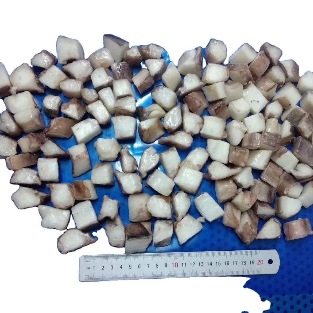 frozen seafood mix Gigas giant squid tentacle cut China Yantai seafood