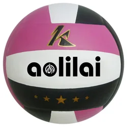 Wholesale volleyball AOLILAI Indoor PU Laminated volleybol Ball Size 5 Volleyball