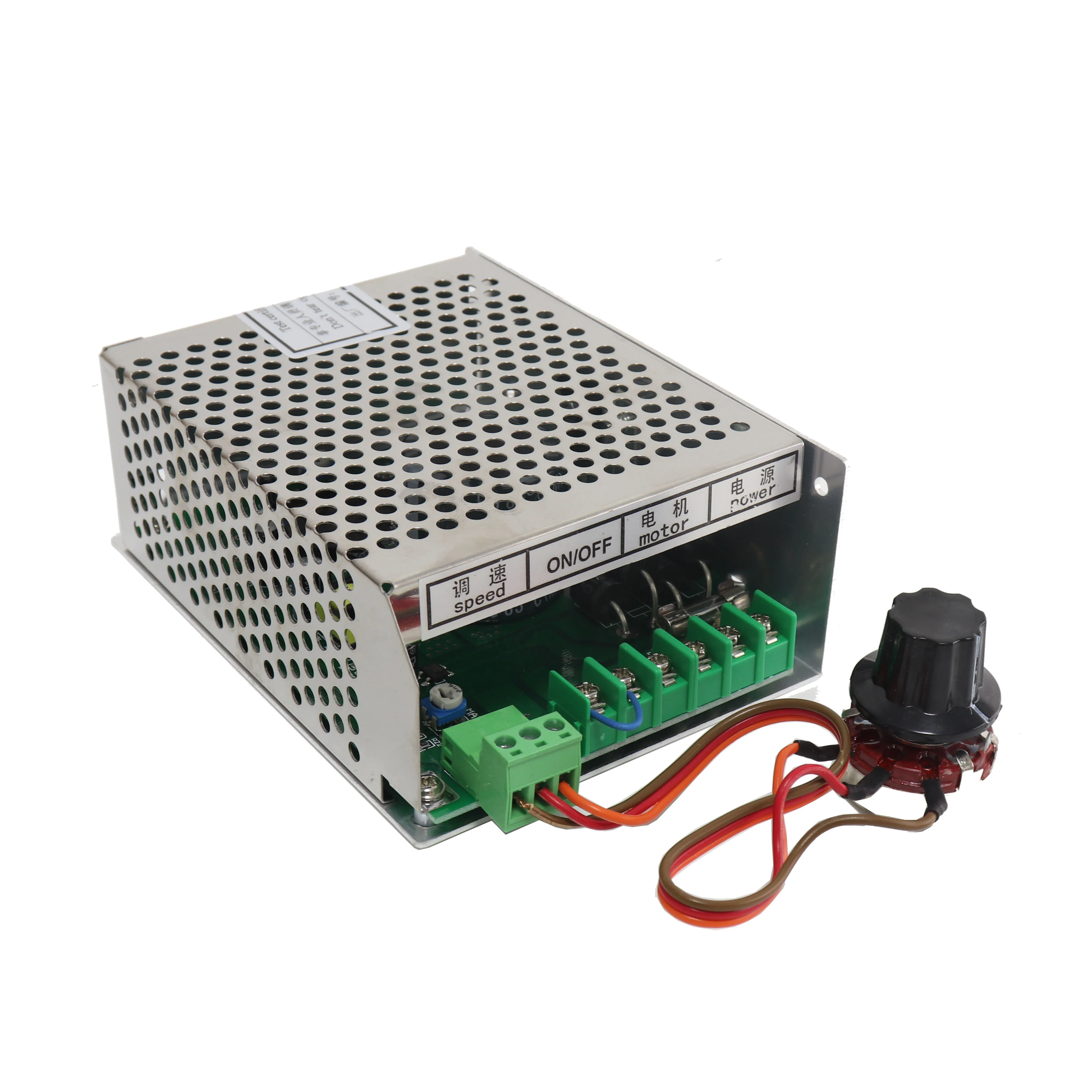 220v or 110V power supply with speed governor for 500w dc 0-100v cnc air cooled spindle motor For 3D Printer Monitor Equipment
