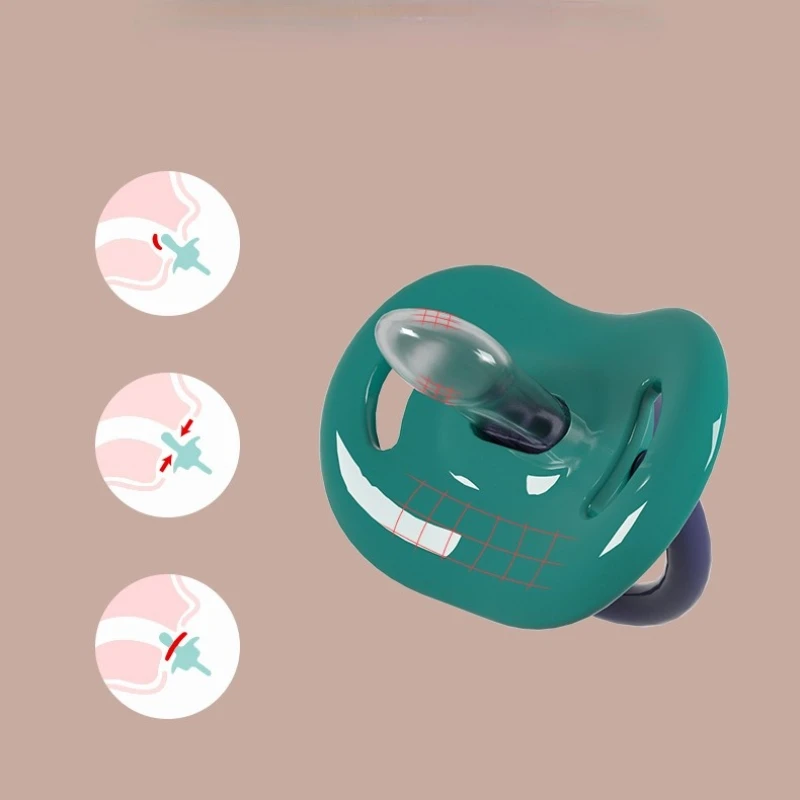 500 Moq Custom Silicone Pacifier Cartoon Design Super Soft Baby Pacifier