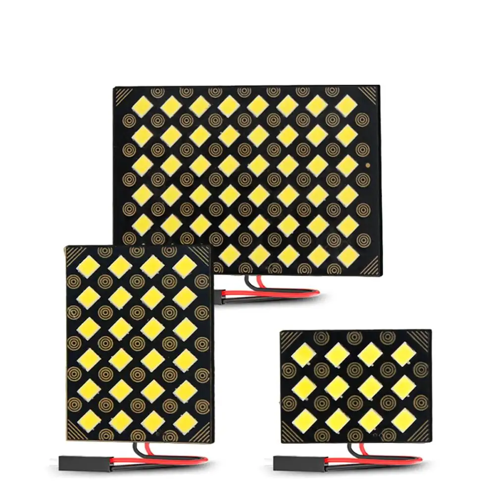 C5W T10 led doom light 2835 12SMD 24smd 48LED white LED T10 Car Reading lamp Interior Festoon doom roof light for auto 12V