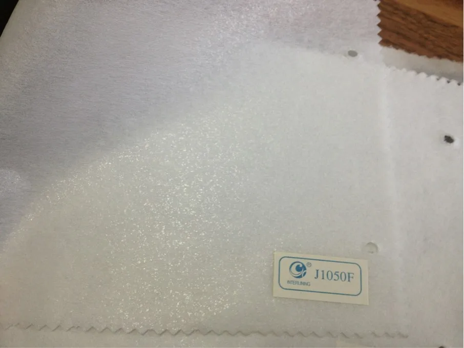 GAOXIN 100% Polyester Coated Glue Fusing Fabric Nonwoven Interlinings
