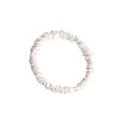 22mm 100% Real Mulberry Silk Skinny Soft Hair Ties Highest Quality Silk 6A TOP  Accessaries Silk Scrunchies