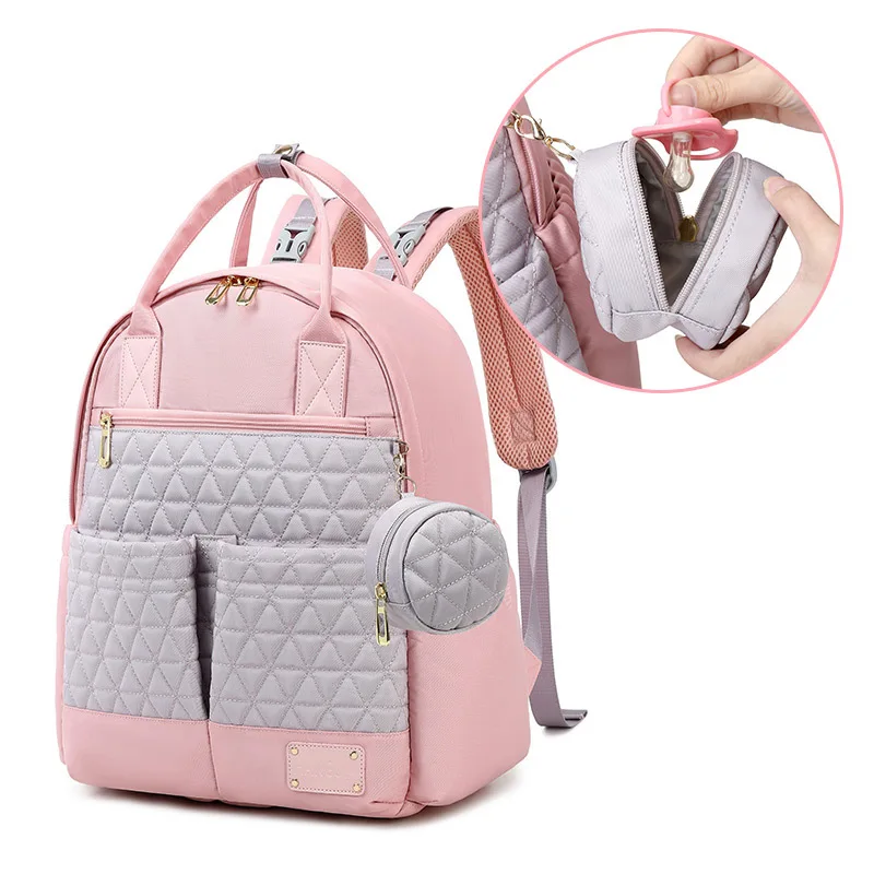 Large capacity mummy travel nappy baby bags set backpack baby diaper bag