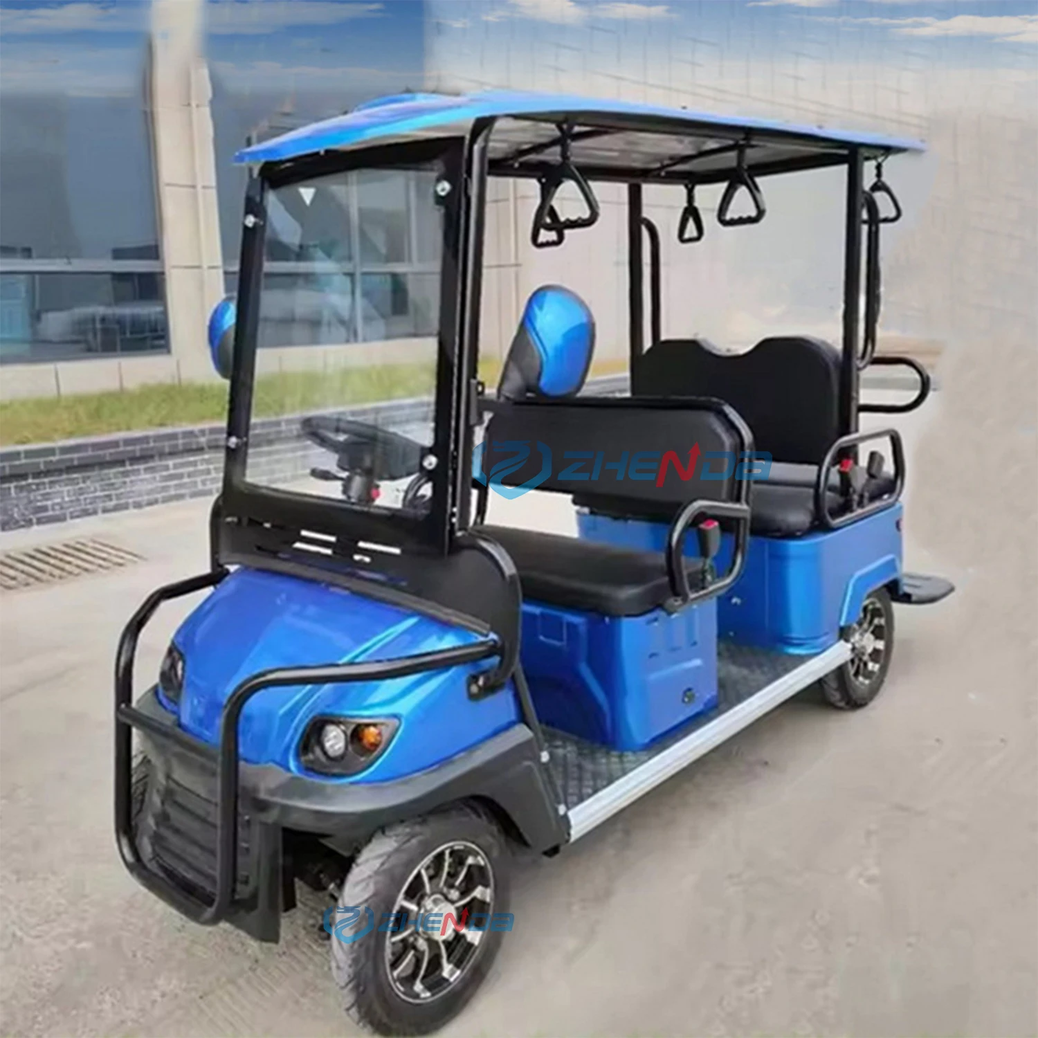 Электрический utv 4x4 настраиваемый гольф-Кар роскошный классический экскурсионный внедорожник гольф-кар для взрослых с бампером