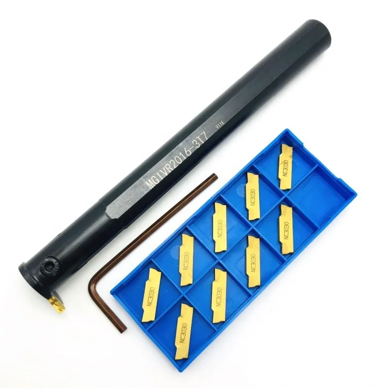 Lathe External Grooving Turning Tools MGIVR2016-3 CNC Lathe Machine Groove Cutter MGMN300 Carbide Inserts