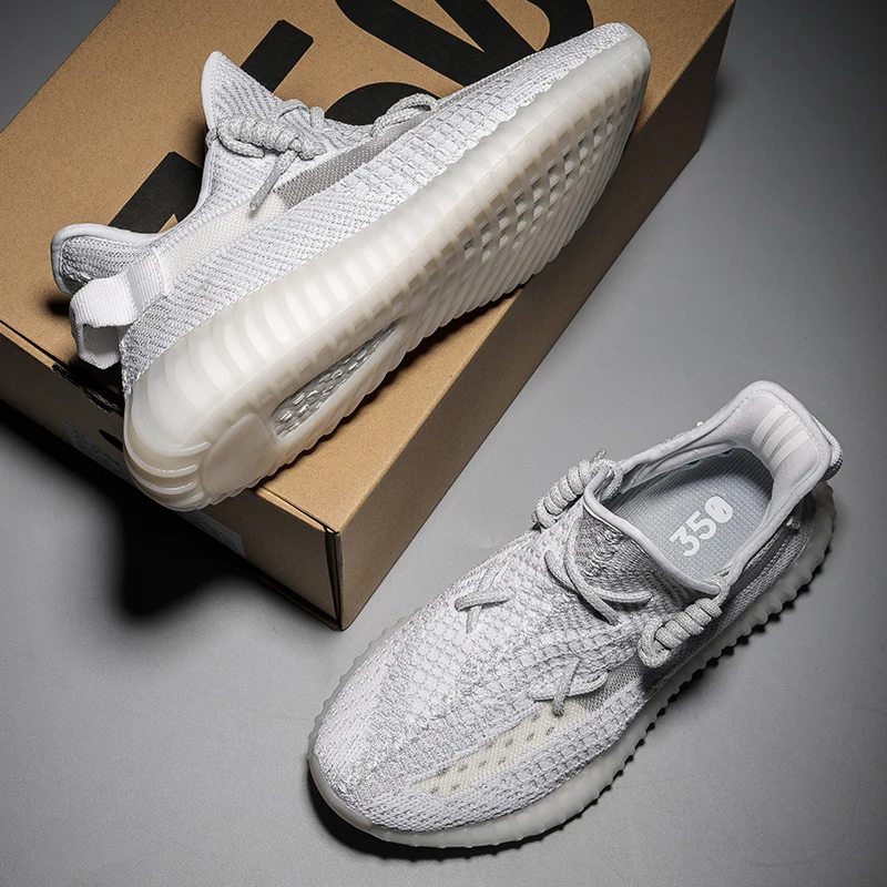 Оптовая продажа обуви yezzy дизайн пользовательского логотипа Yeezy 350 V2 Премиум шиферная черная Зебра женская обувь мужские