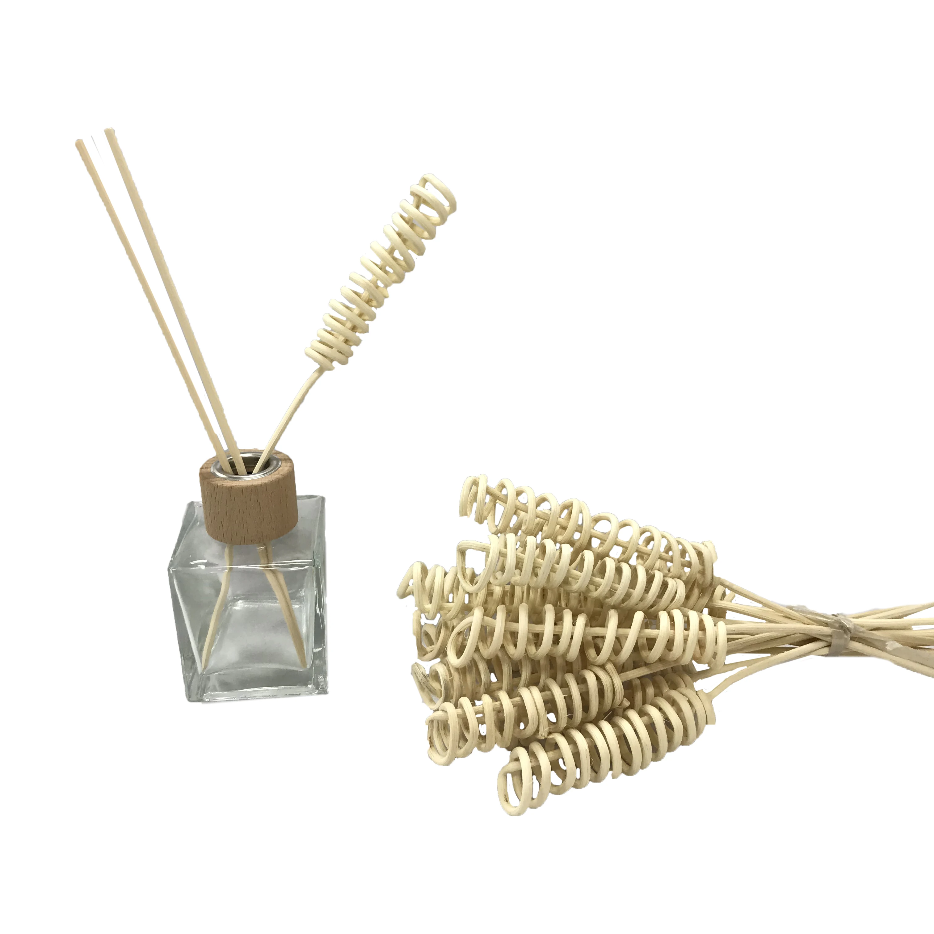 Curly Natural Handmade Decorative Rattan Reed Diffuser Stick