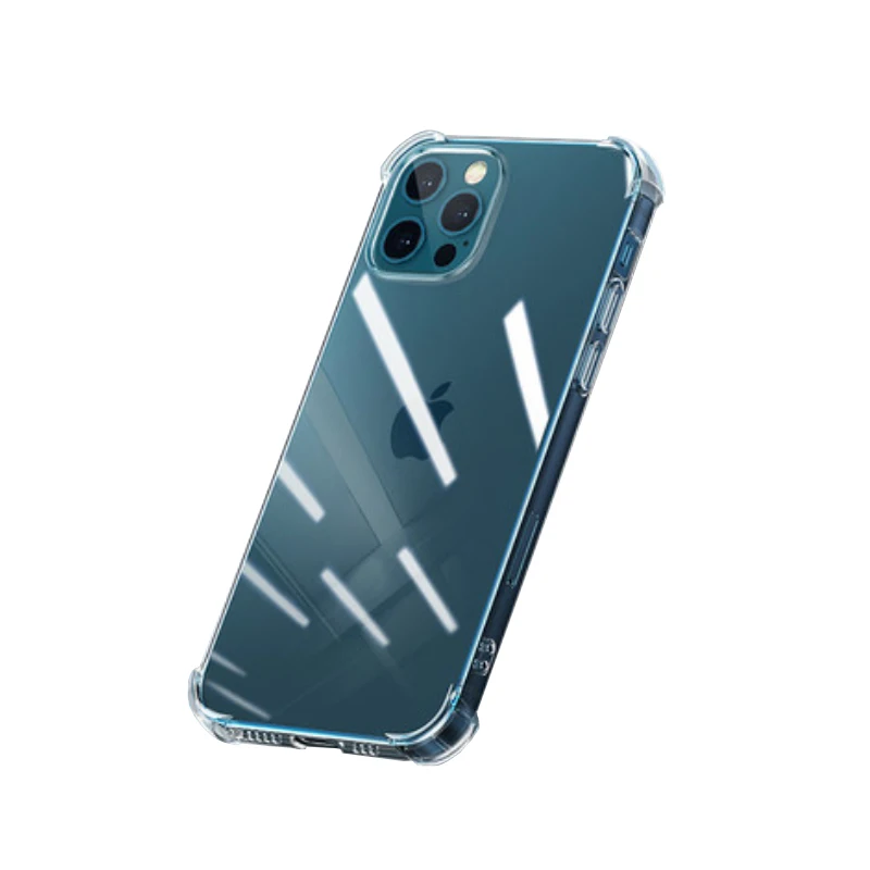  Прозрачный чехол для Iphone 7 8 XR XS противоударный сотового телефона силиконовый прозрачный на заказ Apple 11 12 Mini Pro