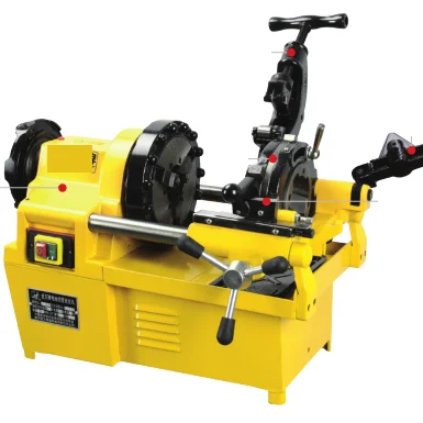 Manual pipe Threading Machine 60HZ 380V 1/2-4' size for pipeline use