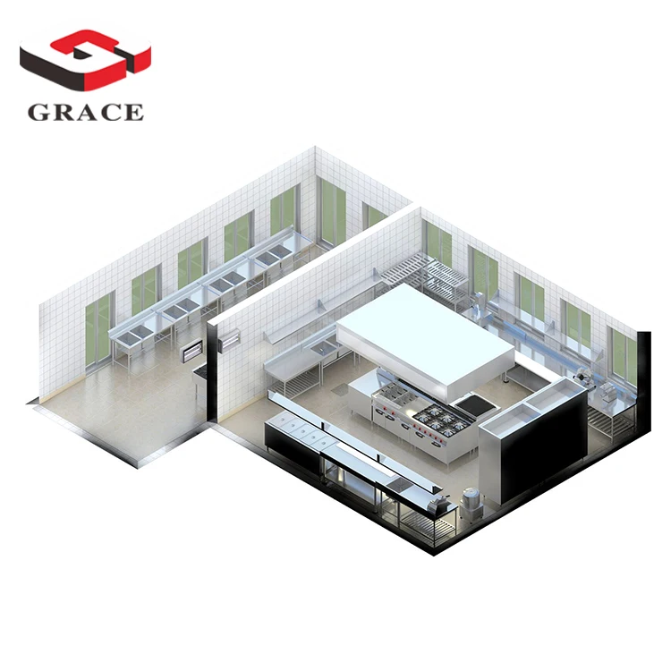 Free Standing Heavy Duty Kitchen Gas Range 4 Burner Gas Cooking Range with Oven