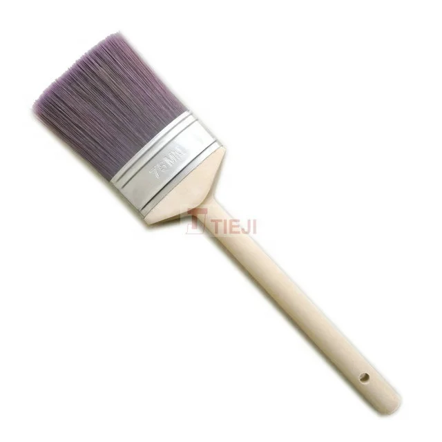 Australian Oval Paint Brush Wood Painting Decoration Diy Tool Maple Painting Tools and Accessories Epoxy Resin 3061B 75 Mm