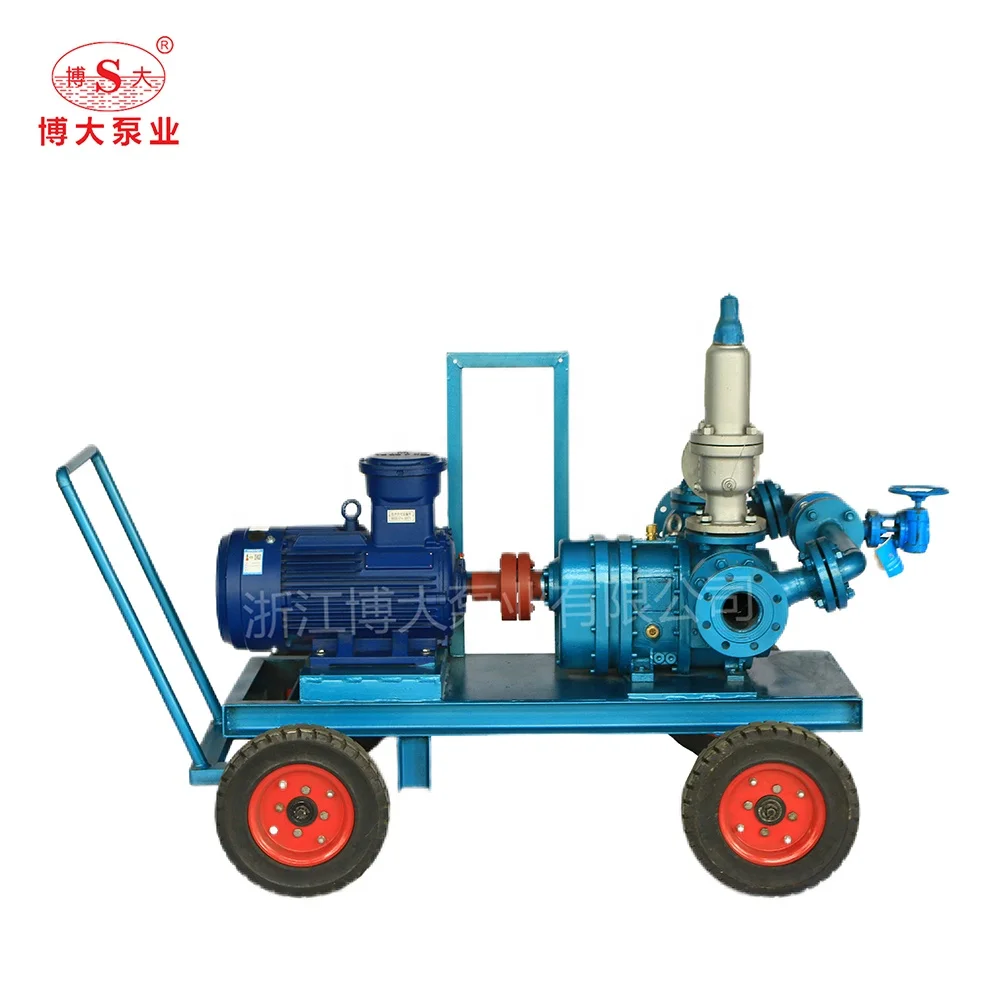 
Mobile Type High Pressure Electric Driven Cam Rotor Pump for Oil, Slurry, Sewage Transfer 