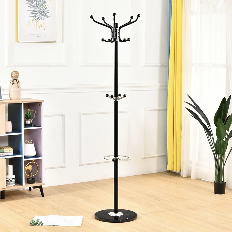 modern floor coat stand bedroom hanger luxury design metal standing coat rack stand design with marble base