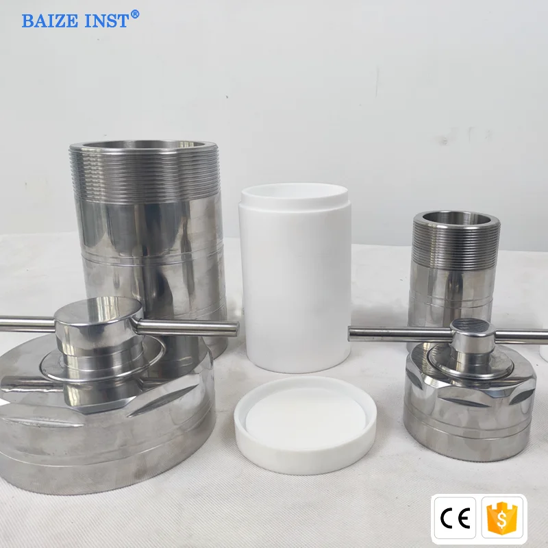 Hydrothermal synthesis autoclave Chemical PTFE liner reactor stainless steel reactor 10l