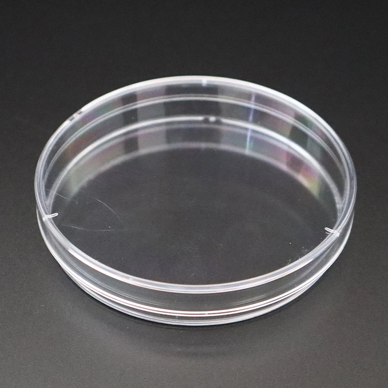 Sterile 90mm 100mm Polystyrene Plastic Cell Culture Plate 100mm 90 * 15mm Size Transparent Disposable Culture Dish