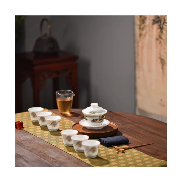 New products most popular Jingdezhen exquisite porcelain gift essential high-end tea set luxury gift set