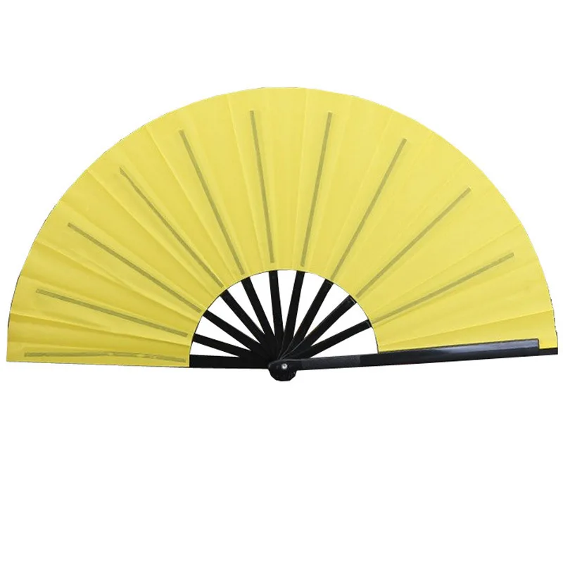 Personalized Decoration Black Large Wooden Folding Custom Printing Bamboo Hand Fan