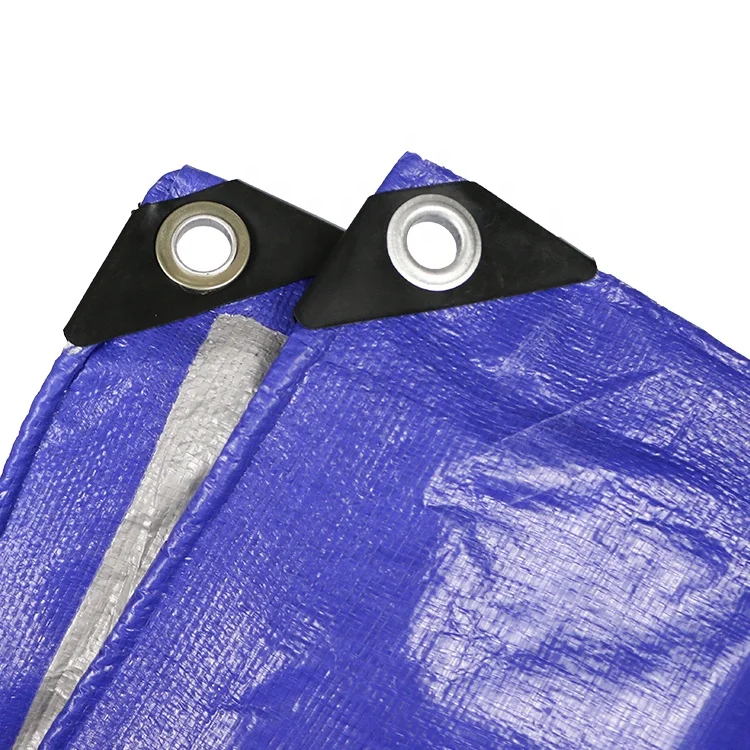 Blue Tarps Waterproof Sun Shelter Heavy-Duty PE Tarpaulin