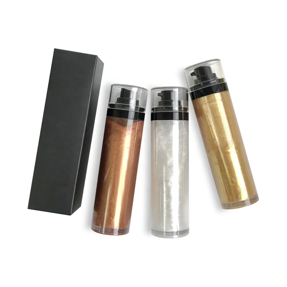 Luxury Body Glitter Spray Bottle Long Lasting Shimmer Body Oil Spf Glitter Hair Body Spray