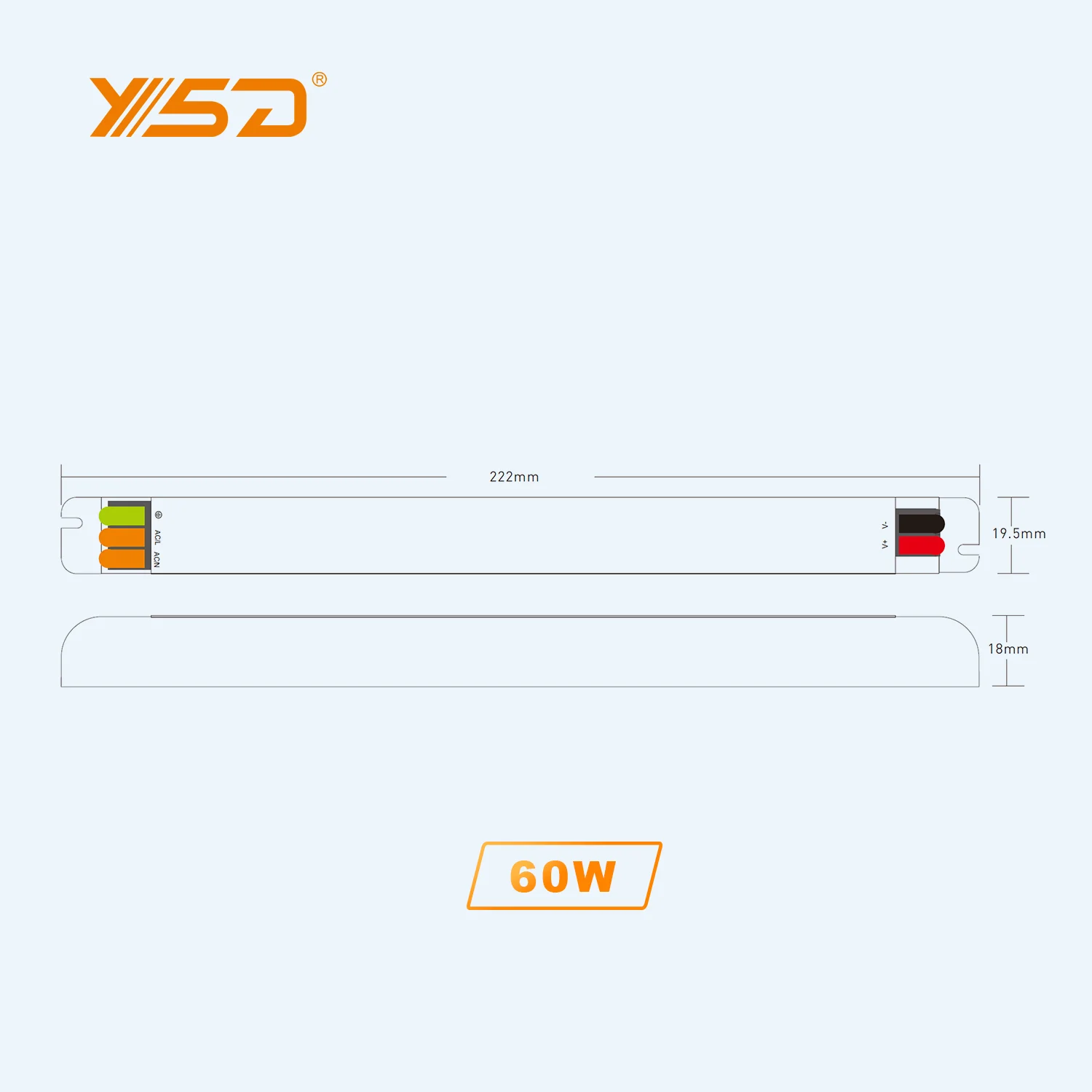 free sample LED switching power supply 60w 100w 200w 250w indoor IP20 dc12v 24v 48v Ultrafine drivers SMPS transformer for led