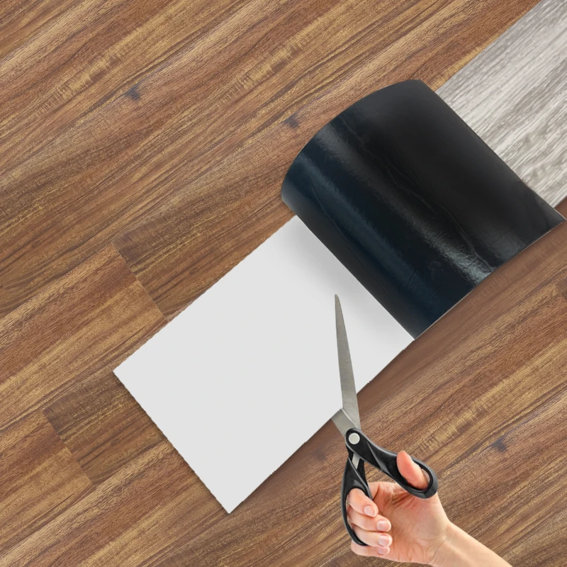 Wooden Marble Pattern Sticker Vinyl Peel And Stick Floor Self Adhesive Plastic Flooring covering